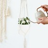 Unique Bargains Macrame Plant Hanger Woven Cotton Indoor Outdoor Decorative - 3 of 4