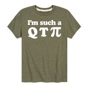 Boys' - Instant Message - I'm Such A Q T Pi Short Sleeve Graphic T-Shirt - 1 of 4