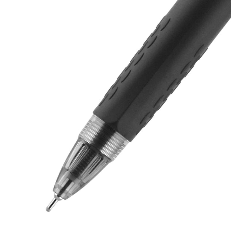 uni-ball uniball 207 Needle Retractable Gel Pens Medium Point 0.7mm Black Ink 4/Pack (1738430), 5 of 10