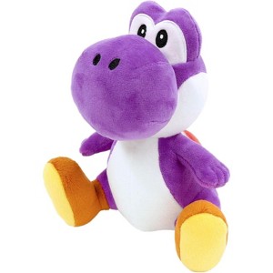 Sanei Boeki AC49 Super Mario All Star Collection Purple Yoshi Plush Toy, S, Size W 5.3 x D 6.1 x H 7.9 inches (13.5 x 15.5 x 20 cm) - 1 of 3