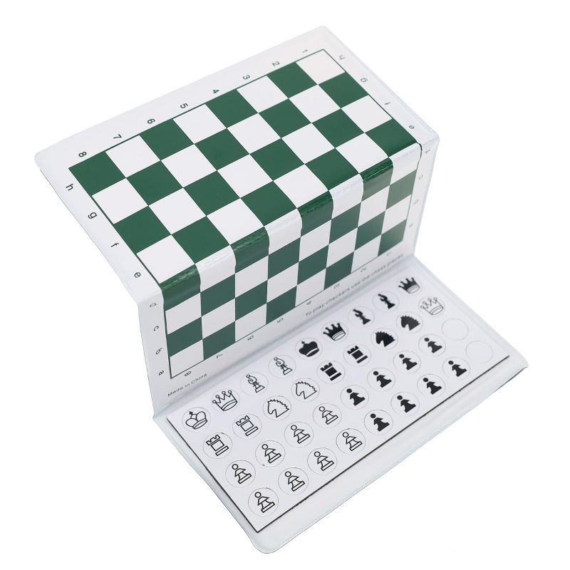 Bobby Fischer Mini Magnetic Pocket Chess Set - Travel Trifold, 6 x 3.25 in., 3 of 4