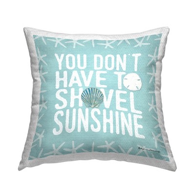 Stupell Industries Don't Have to Shovel Sunshine Funny Nautical Winter
