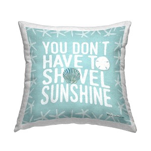 Stupell Industries Don't Have to Shovel Sunshine Funny Nautical Winter - 1 of 3