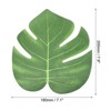 Unique Bargains Durable Lifelike Appearance Artificial Green Palm Leaves - 2 of 4