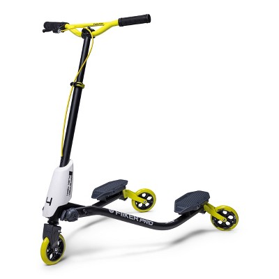 Yvolution Fliker Pro Drift Kick Scooter - Yellow