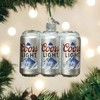 Old World Christmas 2.25 In Coors Light Six Pack Ornament Beer Can Tree Ornaments - image 2 of 3