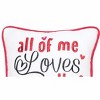 C&F Home 10" x 10" Valentine's Day "All of Me Loves All of You" Small/Petite Accent Throw Pillow - 3 of 4