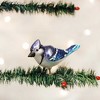 Old World Christmas 3.0 Inch Bright Blue Jay Ornament Clip On Wildlife Bird Tree Ornaments - 3 of 3