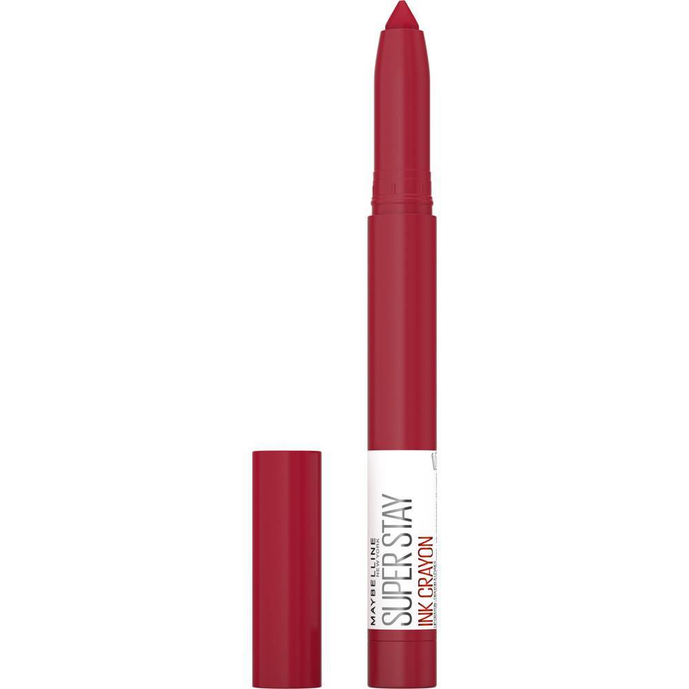 Photos - Other Cosmetics Maybelline MaybellineSuper Stay Ink Crayon Lipstick - Check Yourself - 0.04oz: Matte 