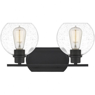 Quoizel Lighting Pruitt 2 - Light Vanity in  Matte Black