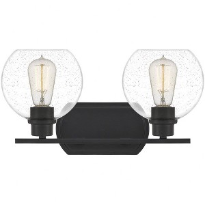 Quoizel Lighting Pruitt 2 - Light Vanity in  Matte Black - 1 of 4