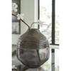 Signature Design by Ashley Harpwick 8.25" Glass Vase, Iridescent Gray Finish - 2 of 4