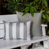 Tramull Horizon Stripe Pillow 14x20 Inches, Indoor Outdoor Decorative Pillow Cover, Water Resistant Solarium Polyester - 4 of 4
