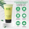 ECO Amenities 72 pack Travel Size Hotel Shampoo and Conditioner Sets, 2 in 1 Bulk Toiletry Supplies, 0.75 fl oz, Green Tea Scent - 2 of 4