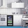 Velivi Beverage Refrigerator Cooler, 128 Cans 3.2 Cu.Ft Mini Fridge Glass Door for Drink Beer Soda Wine in Black - 3 of 4