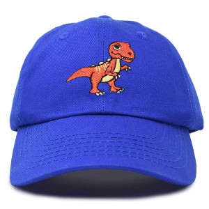 Dalix T-Rex Embroidered Cotton Dad Hat Adjustable Baseball Cap Mens - 1 of 4