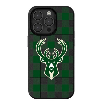 Keyscaper NBA Eastern Conference Teams Plaid MagSafe Compatible Cell Phone Case for Apple iPhone