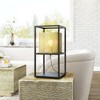 Zuo Modern Yves Table Lamp 19.7" H Gold & Black Steel Perforated Shade for Table or Nightstand - 2 of 4