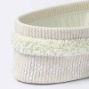 Tufted Fabric Medium Oval Storage Basket - Khaki and Cream - Cloud Island™ - 3 of 4