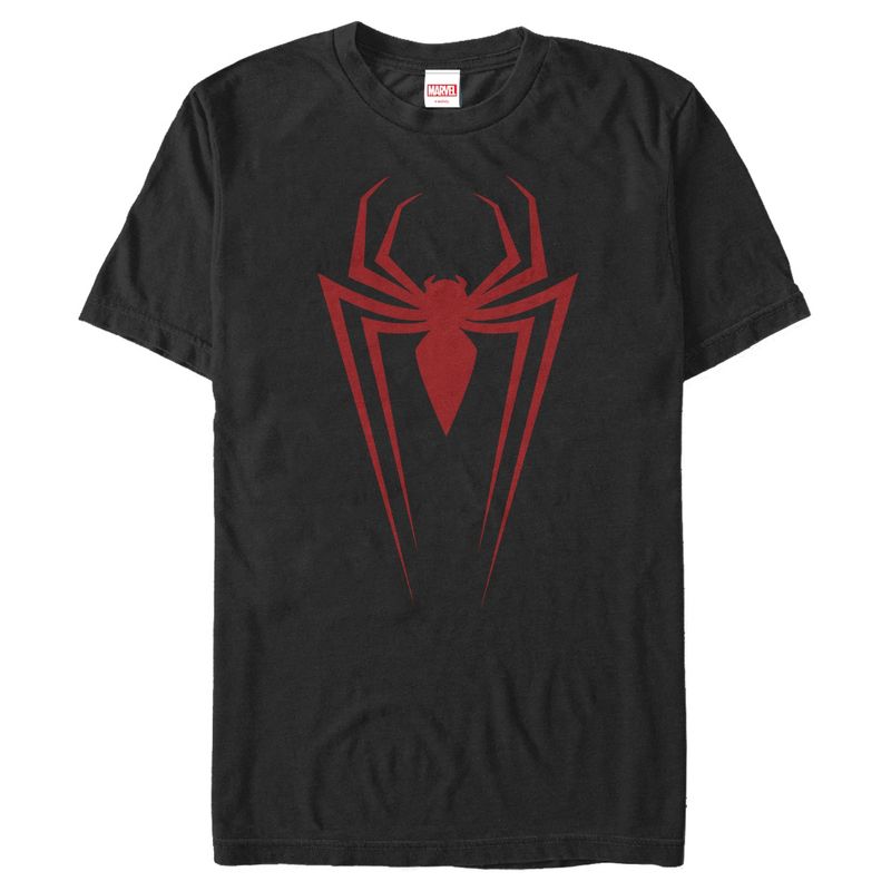 Men's Marvel Spider-Man Icon Badge T-Shirt, 1 of 6