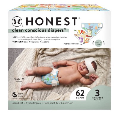 The Honest Company Clean Conscious Disposable Diapers - Be Hoppy & Pickle Up
