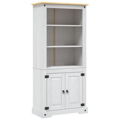 VidaXL Cupboard Mexican Pine Corona Range White 31.5"x15.7"x66.9"