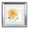 Trademark Fine Art Sheila Golden The Yellow Rose Matted Framed Art - 2 of 4