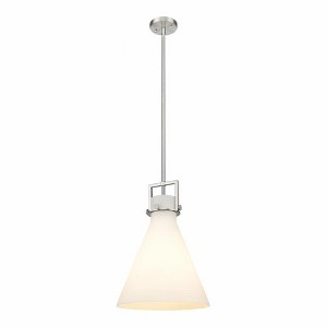 Newton Cone - 1 Light Stem Hung Pendant In Industrial Style-19.13 Inches Tall and 14 Inches Wide - 1 of 1