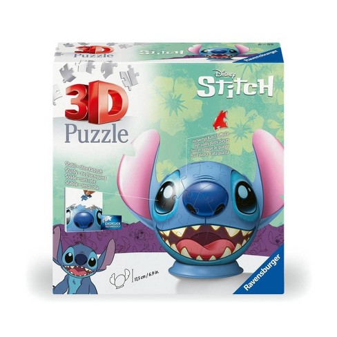 Ravensburger 3D Puzzle-Ball Disney Stitch Jigsaw Puzzle - 72pc - image 1 of 4