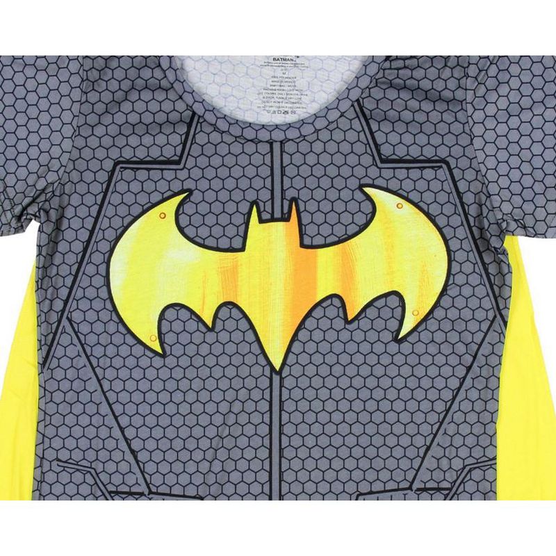 DC Comics Batman Suit Up Sublimated Juniors Caped T-Shirt, 2 of 5
