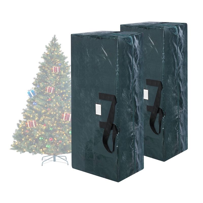 Elf Stor 9&#39; Premium Christmas Tree Bag Holiday Extra Large Gray, 2 of 6