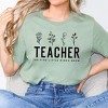 Simply Sage Market Women's Helping Little Minds Grow Short Sleeve Graphic Tee - 2 of 3