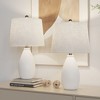 Maxax Ribbed Ceramic Table Lamps Set of 2 - 3 of 4