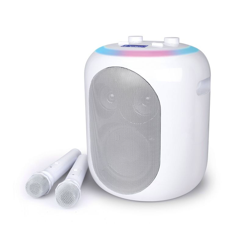 Singing Machine Pedestal Karaoke System - White, 5 of 10