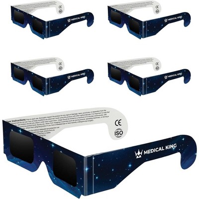 Solar Eclipse Glasses 5 Pack - 2024 Ce And Iso Certified 2024 Galaxy ...