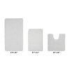 Lilly Crochet Collection 100% Cotton Tufted Reversible 3-Piece Bath Rug Set – Super Absorbent, Machine Washable Bathroom Mats with Crochet Pattern - 2 of 4