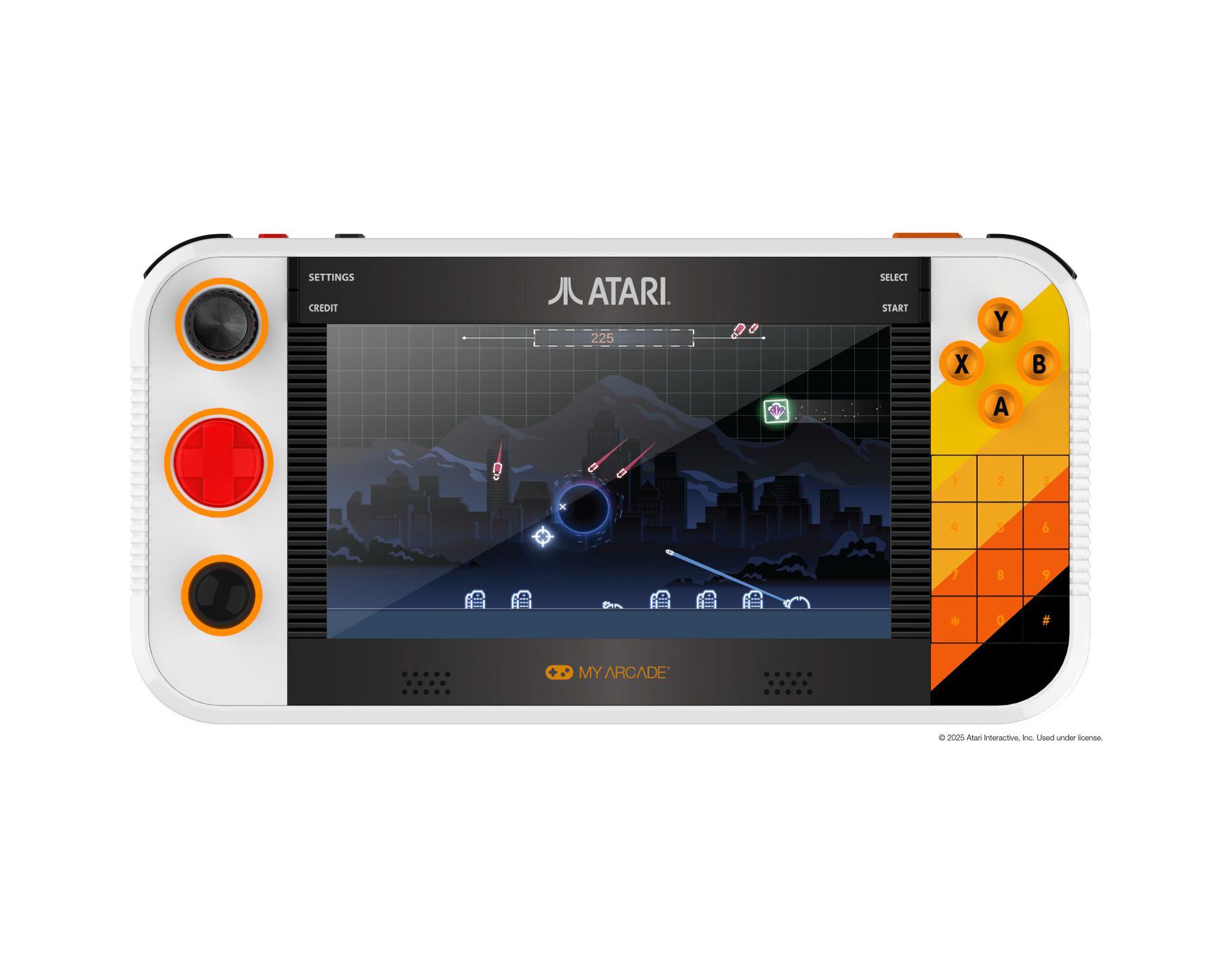 My Arcade - DGUNL-7065 Atari Gamestation Go Portable Handheld Gaming System Rechargeable