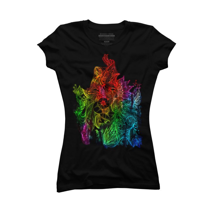 Adult Design By Humans Zen Botanical Rainbow Pride By EdgeWaresT-Shirt, 1 of 3