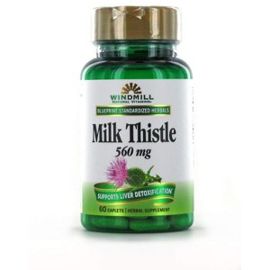 Windmill Milk Thistle (560 Mg Extract) Tablets 60 CT - 1 of 4