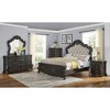 ORRD Dark Brown Nightstand, Wooden Bedside Table with Storage for Bedroom Furniture - 4 of 4