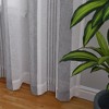 Garvee Sheer Stripe Curtains for Living Room Bedroom Window Grommet Voile Drapes, 2 Panels - 4 of 4
