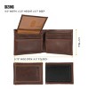 Carhartt Men's Rugged Leather Triple Stitch Wallets, Available in Multiple Styles, Black (Bifold) - 3 of 4
