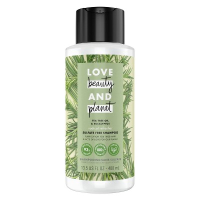 Love Beauty and Planet Tea Tree Oil & Vetiver Radical Refresher Shampoo - 13.5 fl oz