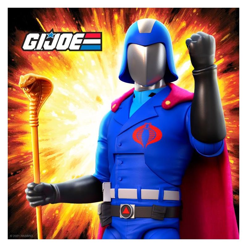 Cobra Commander 7-inch Scale | G.I. Joe Ultimates | Super7 Action figures, 4 of 6