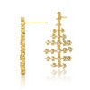 Guili Dazzling Glow 14K Gold Plated Cubic Zirconia Drop Earrings, a Perfect Blend of Sophisticated Elegance and Modern Luxury to Elevate Any Look - 2 of 4