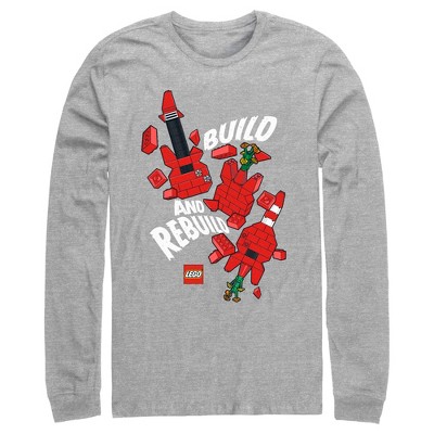 Rebuild And Shirt Men\'s Build Long Sleeve : Lego® Target