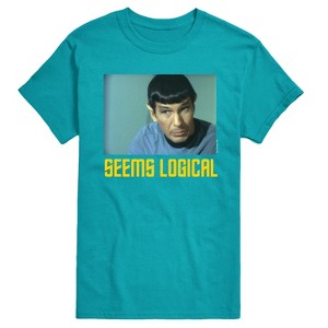 Men's - Star Trek - Spoc Seems Logical Short Sleeve Graphic T-Shirt - 1 of 4