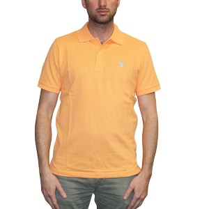 U.S. Polo Assn. Men's Classic Polo Shirt, Two-Button Closure Pique Polo Shirt, Summer Fashion Golf Shirt - 1 of 1