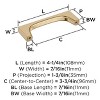 Amerock Merced Pull for Cabinets, Drawers, and Furniture - 4 of 4