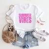 Simply Sage Market Summer Vibes Block Distressed Short Sleeve Tee - 3 of 4
